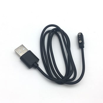 Най-продаван кабел за зареждане с магнитно зареждане за смарт часовник, ръчен часовник, смарт лента 2,84 mm 4 mm Magnet Suctio 2-пинов USB зарядно устройство