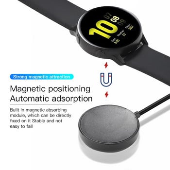 USB кабел за зареждане за Samsung Galaxy Watch 3 Active 1 2 SM R820 R830 R500 Смарт часовник 40 mm 44 mm гривна Адаптер за зарядно устройство Кабел