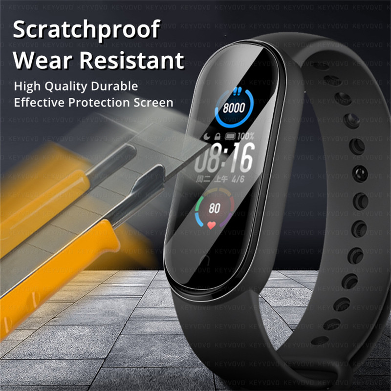 10D staklo za Xiaomi mi band 6 5 7 8 4 Screen Protector Zaštitno na Xiami Miband6 band6 Miband poklopac za Xiomi mi band film