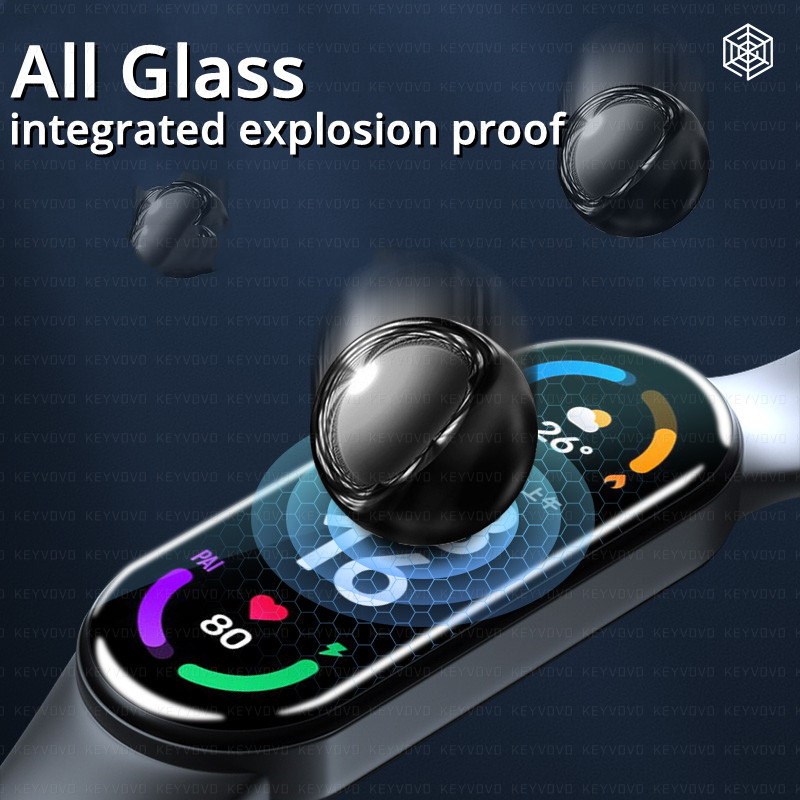 10D staklo za Xiaomi mi band 6 5 7 8 4 Screen Protector Zaštitno na Xiami Miband6 band6 Miband poklopac za Xiomi mi band film