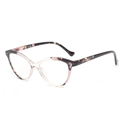 JM ženske naočale za čitanje s proljetnom šarkom s mačjim okom i cvjetnim povećalom Naočale za čitanje s dioptrijom s dalekovidnošću