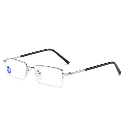 „Zilead“ metalinio rėmelio skaitymo akiniai prieš mėlyną šviesą priešlaikiniai akiniai itin lengvi skaidrių lęšių verslo akiniai moterims, vyrams