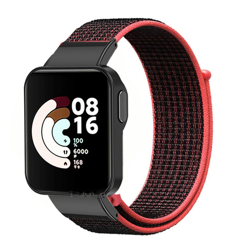 ΝΕΑ βραχιόλια από νάιλον για Xiaomi Mi Watch Lite Redmi Watch 2 Ανταλλακτικό βραχιόλι καρπού Mi Watch Lite Bumper Correa Band