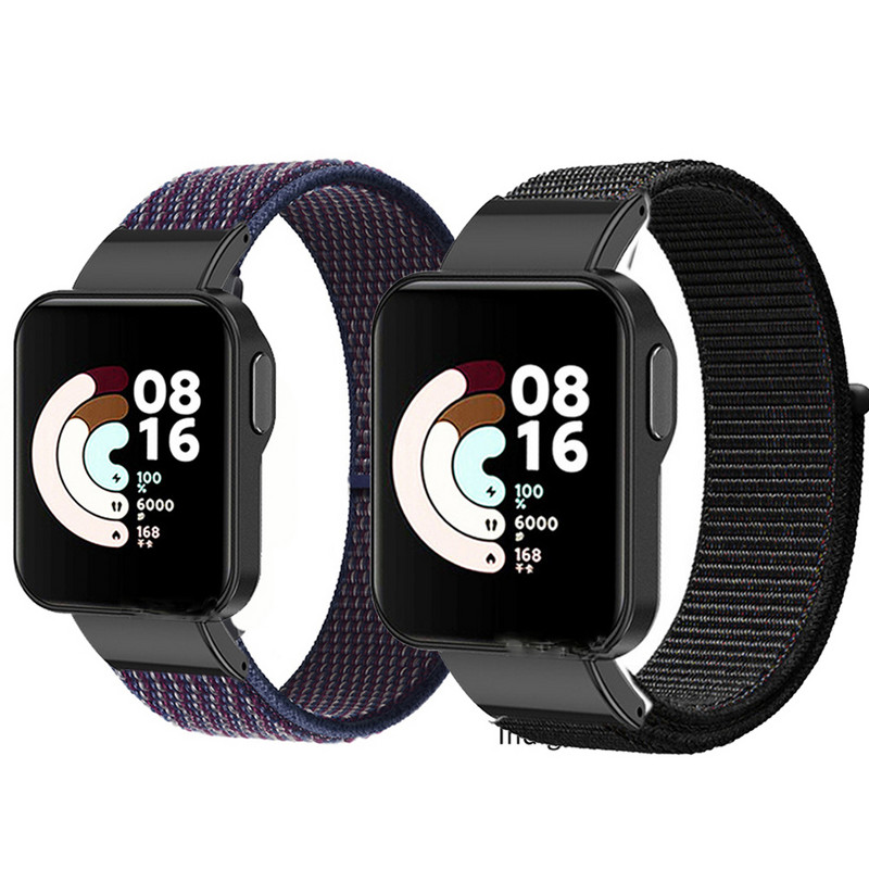 ΝΕΑ βραχιόλια από νάιλον για Xiaomi Mi Watch Lite Redmi Watch 2 Ανταλλακτικό βραχιόλι καρπού Mi Watch Lite Bumper Correa Band