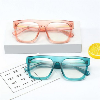 Μεγάλα τετράγωνα γυαλιά ανάγνωσης μυωπίας ανδρικά γυναικεία επώνυμα σχεδιαστής Vintage υπερμεγέθη γυαλιά οράσεως Μυωπία γυαλιά 0 έως -6,0