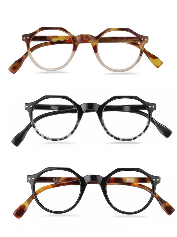 Svibanjski cvijet ukrasni okvir za računalne naočale za žene Plavo svjetlo Okrugle naočale za čitanje s okvirom za naočale