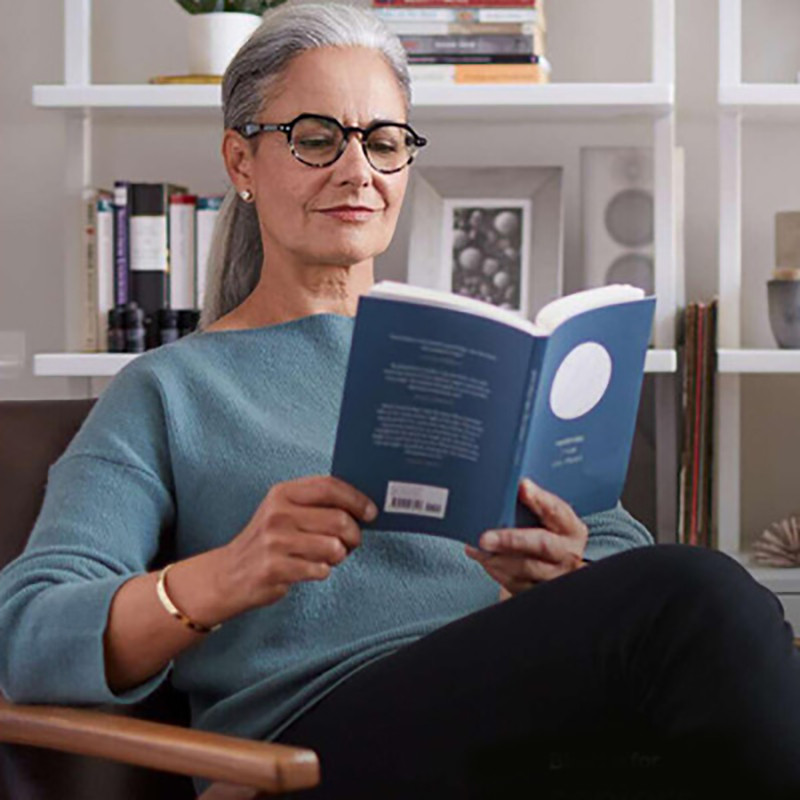 Svibanjski cvijet ukrasni okvir za računalne naočale za žene Plavo svjetlo Okrugle naočale za čitanje s okvirom za naočale