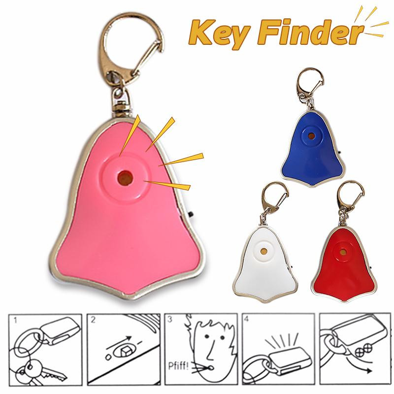Anti-lost Whistle Locator Traženje ključeva Bljeskanje Zvučni daljinski upravljač Kids Key Bag Locator novčanika Alarm za dijete Podsjetnik Dropshipping