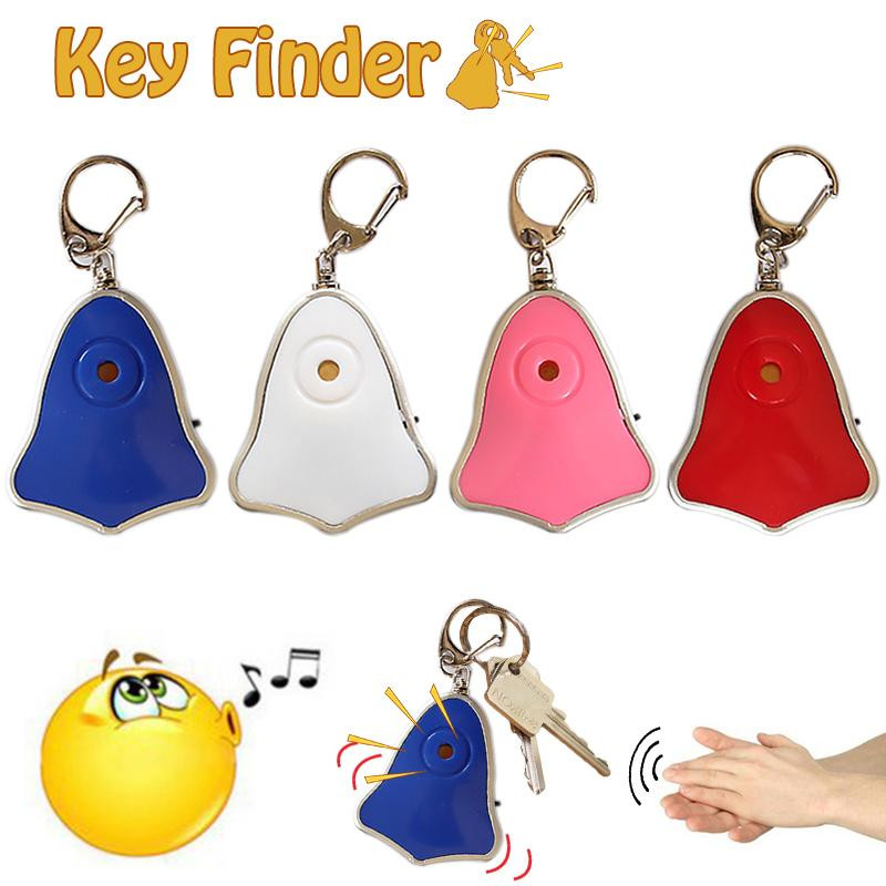 Anti-lost Whistle Locator Traženje ključeva Bljeskanje Zvučni daljinski upravljač Kids Key Bag Locator novčanika Alarm za dijete Podsjetnik Dropshipping