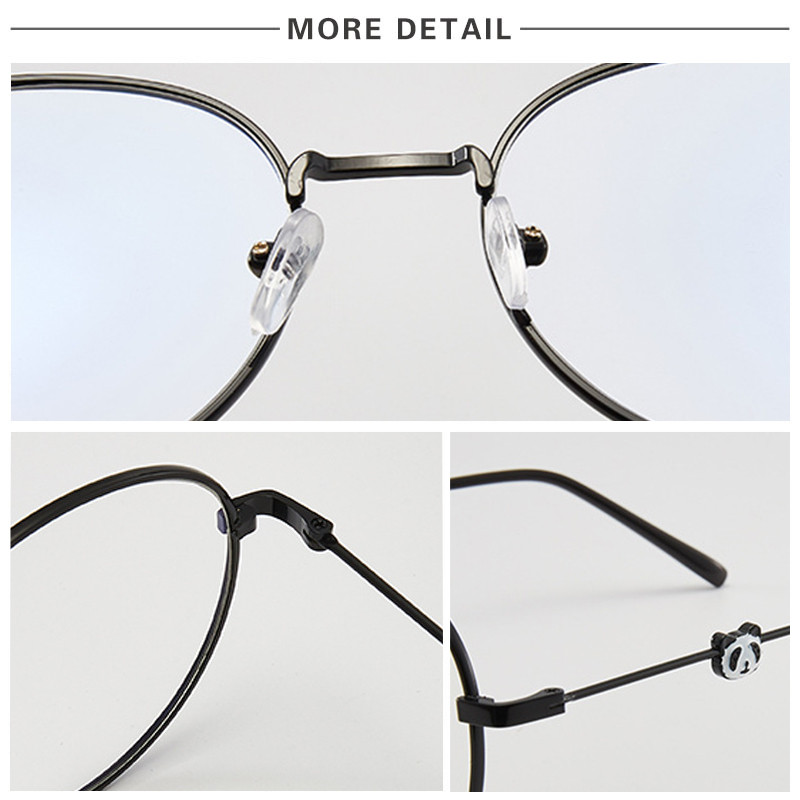 Σχέδιο πολυτελείας Panda Myopia Γυαλιά Υπερμεγέθη Αγόρι Κορίτσι για Έφηβες Hign Clear Lens Degree 0 Anti Blue -0,5 -1,5 -2,0 -4,0