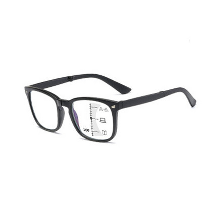 Zilead Square multifokalne progresivne naočale za čitanje Muškarci Ženske Modne Anti Blue Light Računalne Hiperopija Naočale Dioptrije+1+4