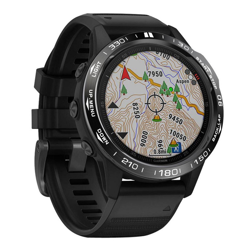 Čelik za Garmin Fenix7 7X 6 6XPro 6X Sapphire/5 Plus Bezel Prstenovi Ljepljivi metalni poklopac protiv ogrebotina Zaštitni dodaci za satove