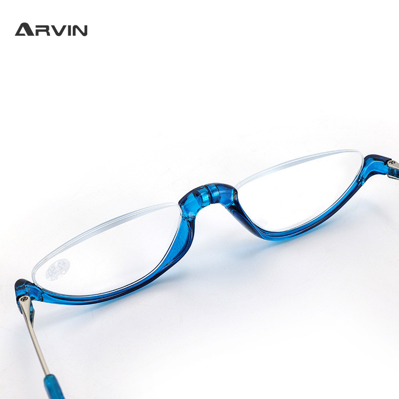 Ultralake viseće rastezljive naočale za čitanje Muškarci Žene Trendovske leće s poluokvirom Naočale za dalekovidnost Unisex dioptrija +1,0 1,5 do +3,0