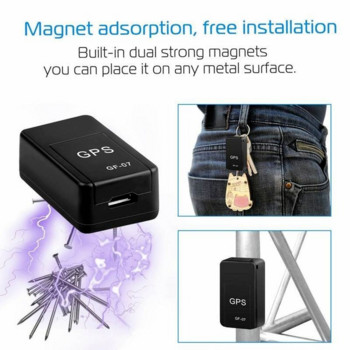 GF-07 Mini GPS Tracker Magnetic Mount Car Motorcycle Tracking Anti-lost Locator SOS Tracker Device SIM Positioner