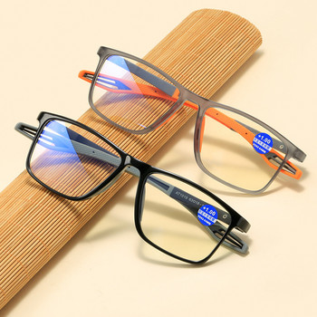Ευέλικτα γυαλιά ανάγνωσης Vintage TR90 Σκελετός Γυναικεία Ανδρικά Γυαλιά Πρεσβυωπίας Γυαλιά Αντι Μπλε Φωτεινές Γυαλιά Διόπτρας 0 έως +4,0