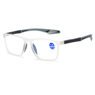 Ochelari flexibili de lectură Vintage TR90 Ramă Femei Bărbați Ochelari pentru prezbiopie Ochelari Anti lumină albastră Ochelari dioptrii 0 până la +4,0