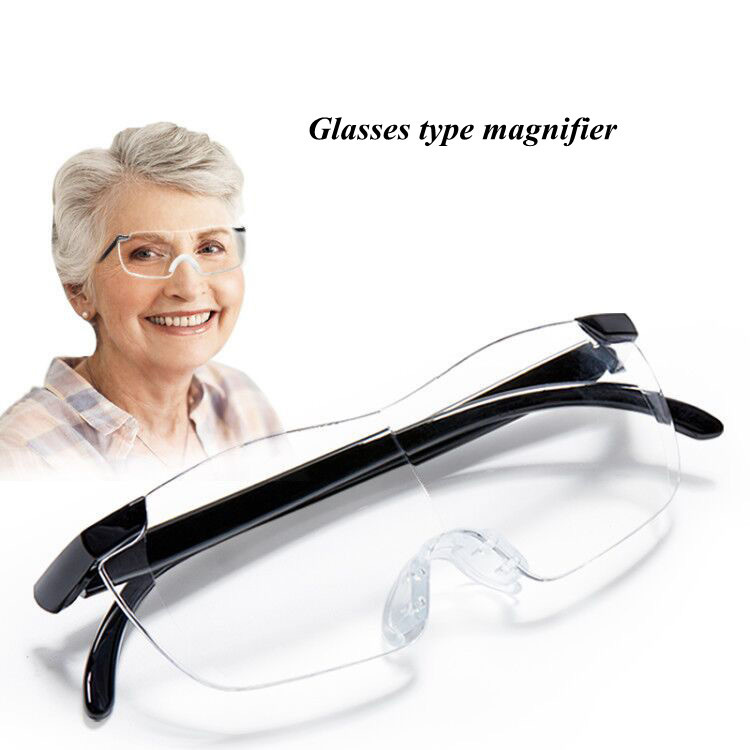 3,0 karto didinamasis stiklas Skaitymui skirti akiniai Big Vision 400 % didinti Presbyopical Glasses Didinamieji akiniai Presbyopija