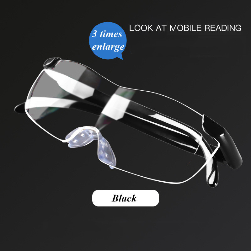 3,0 karto didinamasis stiklas Skaitymui skirti akiniai Big Vision 400 % didinti Presbyopical Glasses Didinamieji akiniai Presbyopija