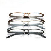 Muške naočale za čitanje od legure titana Nesferične leće s 12 slojeva Retro poslovne dalekovidne dioptrijske naočale