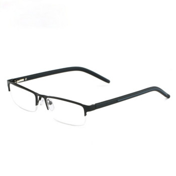 Мъжки очила за четене от титаниева сплав Несферични лещи с 12 слоя покритие Ретро бизнес очила за хиперметропия с рецепта