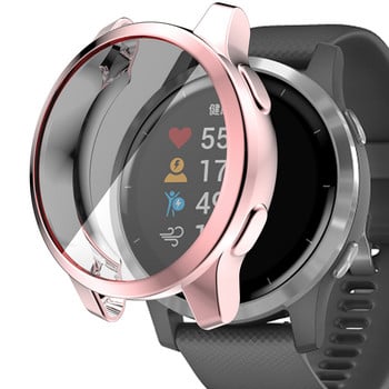 Калъф 2в1 + каишка за Garmin Venu 2S 2 Plus Протекторно покритие Силиконова лента за часовник за Vivoactive 4 4S Комбинация от броня за гривна