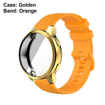 2u1 torbica + remen za Garmin Venu 2S 2 Plus Zaštitna maska Silikonski remen za sat za Vivoactive 4 4S Narukvica Odbojnik Kombinacija