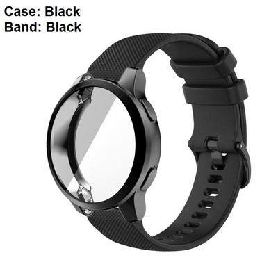 2u1 torbica + remen za Garmin Venu 2S 2 Plus Zaštitna maska Silikonski remen za sat za Vivoactive 4 4S Narukvica Odbojnik Kombinacija