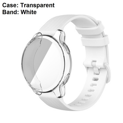 2u1 torbica + remen za Garmin Venu 2S 2 Plus Zaštitna maska Silikonski remen za sat za Vivoactive 4 4S Narukvica Odbojnik Kombinacija