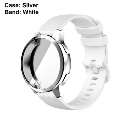 2u1 torbica + remen za Garmin Venu 2S 2 Plus Zaštitna maska Silikonski remen za sat za Vivoactive 4 4S Narukvica Odbojnik Kombinacija