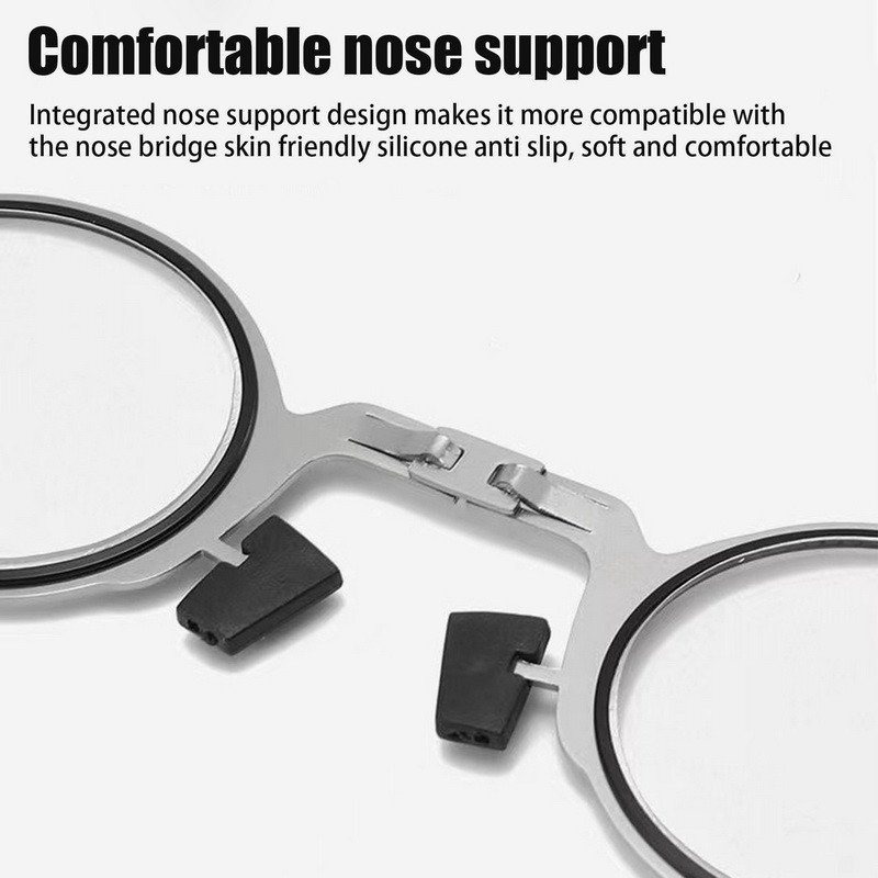 Presbyopia prijenosne sklopive naočale za čitanje muške metalne okrugle četvrtaste Anti Blue Presbyopia Reader dioptrija +1,0 - +4,0