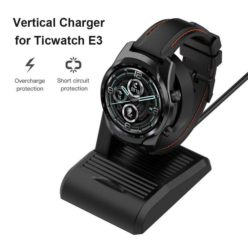 Töltő Ticwatch E3 / Pro 3 / Pro3 LTE USB töltőkábel vezeték nélküli mágneses függőleges töltőadapter Ticwatch sorozathoz