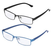 Ochelari de lectură pentru afaceri, portabili, flexibili, pentru bărbați, 1 buc. Ochelari de vedere ultra ușori din rășină metalică din aliaj de titan pentru îngrijirea vederii