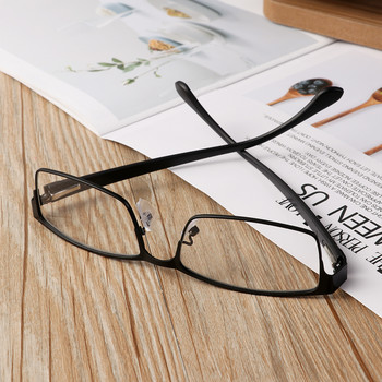 1PC Нова мода Гъвкави преносими мъжки бизнес очила за четене Ултра леки смола Метални титаниеви сплави Очила Грижа за зрението