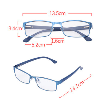 1PC New Fashion, Ευέλικτα Φορητά Ανδρικά Γυαλιά Γυαλιά Γυαλιά Ανάγνωσης Εξαιρετικά ελαφριά ρητίνη μεταλλικό κράμα τιτανίου Γυαλιά οράσεως Vision Care