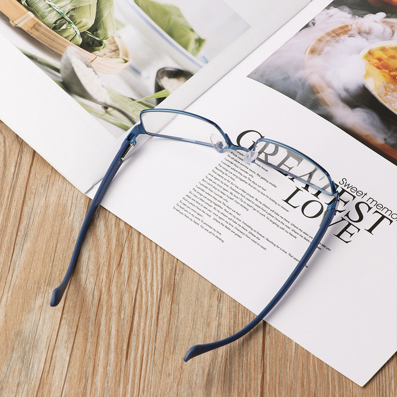 Ochelari de lectură pentru afaceri, portabili, flexibili, pentru bărbați, 1 buc. Ochelari de vedere ultra ușori din rășină metalică din aliaj de titan pentru îngrijirea vederii