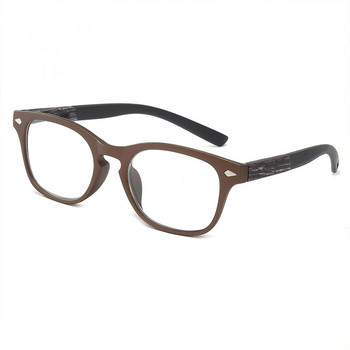 Zilead Wood Grain Reading Glasses Men Women Vintage TR90 Square Presbyopic Optical Eyeglases Unisex+1.0+2.0+2.5+3.0+3.5+4.0
