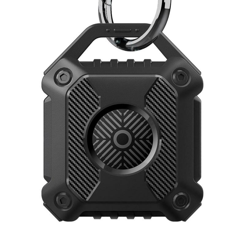 „Apple Air Tag Locator“ minkštas silikoninis apsauginis dangtelis, atsparus vandeniui, neprarandantis ir nesibraižantis TPU dėklas su raktų pakabuko priedais