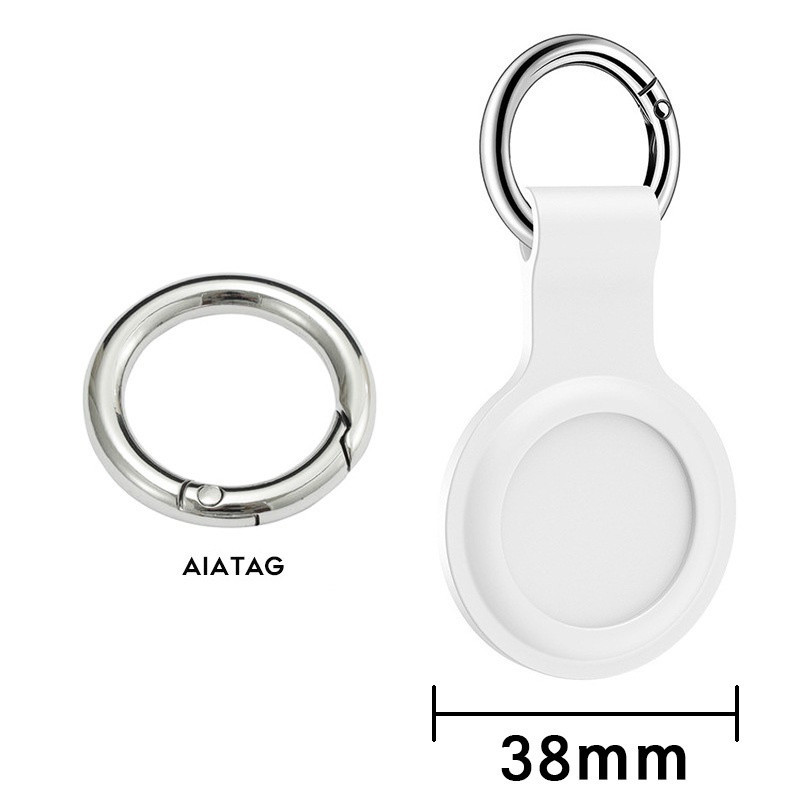 Aukštos kokybės silikoninis dėklas, skirtas Apple Airtags Apsauginis dangtelis Apple Locator Tracker Anti-device Device Keychain Protect Sleeve