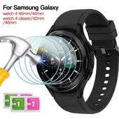 Sticlă securizată pentru Samsung Galaxy Watch 4 40mm 44mm Watch 4 Classic 42mm 46mm HD Clear Screen Protector Film Curea de sticlă