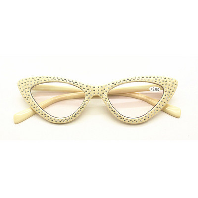 IBOODE Kassisilmade lugemisprillid Naistele Meestele Presbüoopilised prillid Naistele Meestele Hüperoopia prillid Moodsad prillid kiviga