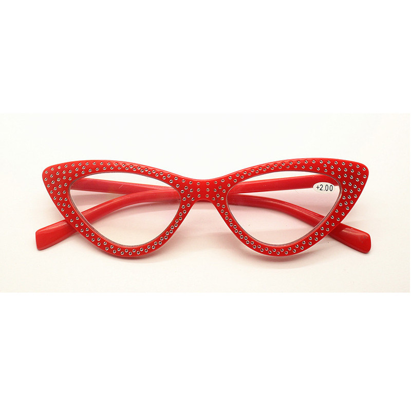 IBOODE Kassisilmade lugemisprillid Naistele Meestele Presbüoopilised prillid Naistele Meestele Hüperoopia prillid Moodsad prillid kiviga