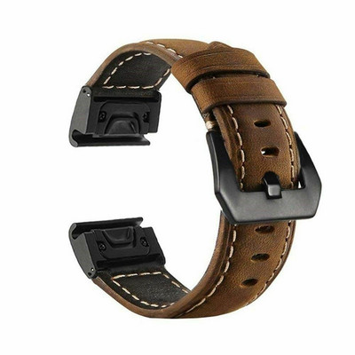 22 26mm Watch Band Kožni remen Fenix 6 5 Plus 6X Pro 3HR Instinct 2 Smart 7X 7 7S Narukvica Quick Release remen za garmin epix