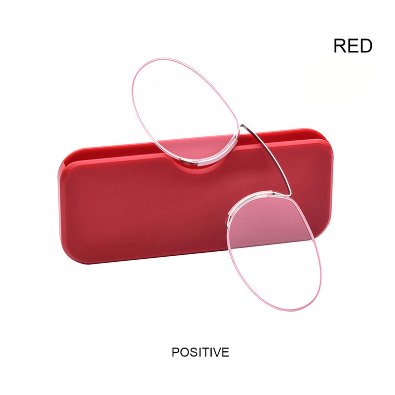 NONOR Nosies skaitymo akiniai be kojų TR Vyriški akiniai Skaitymui skirti mini akiniai moterims Nosies skaitytuvo akiniai su dėklu