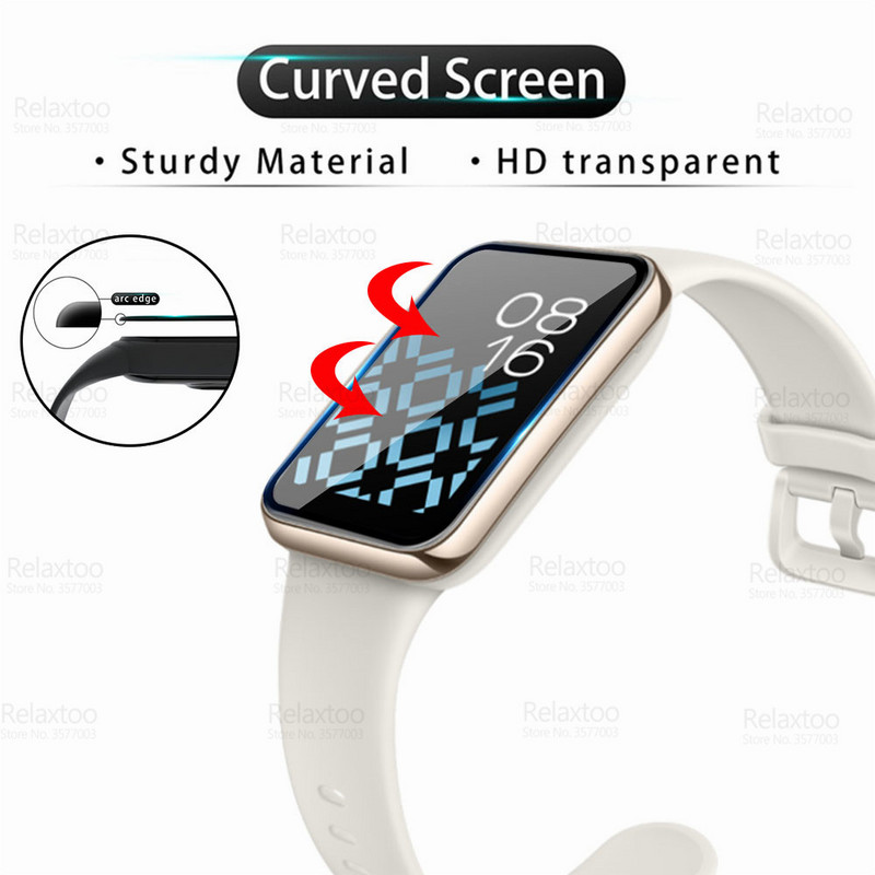 Zakrivljena stakla od kaljenog stakla od 3 komada za Xiaomi Mi Band 7 Pro Zaštitna folija za ekran Xiomi MiBand 7Pro Band7 MiBand7 Pro Film za pametni sat