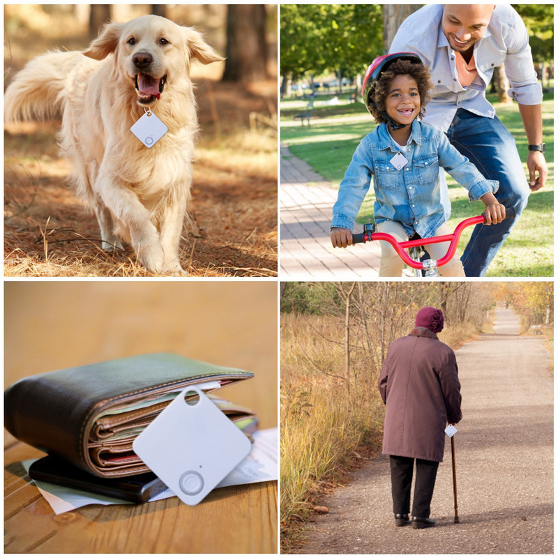 1PC Mini Tracking Device Tag Key Child Finder Pet Tracker Location Tracker Smart Tracker Vehicle Anti-lost GPS Tracker