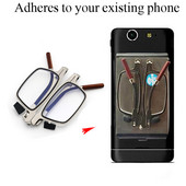 Φορητά αναδιπλούμενα γυαλιά ανάγνωσης Γυναικεία Ανδρικά Αντι-Μπλε Φως Υπερλεπτό Υπολογιστή μπορεί να κολλάει τηλέφωνο Γυαλιά με θήκη γυαλιών 1.5