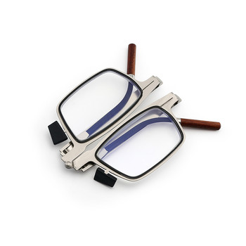 Преносими сгъваеми очила за четене Жени Мъже Анти-синя светлина Ултра тънък компютър Може да залепва очила за телефон С калъф за очила 1,5
