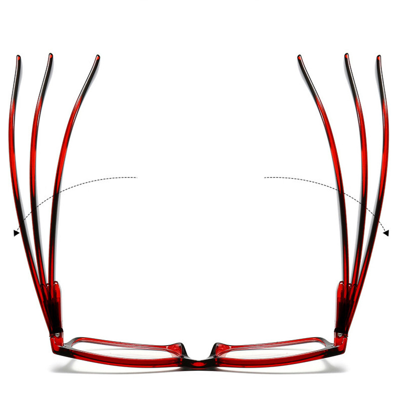 Ochelari de lectură multifocali progresivi de înaltă calitate, bărbați, femei, ochelari prezbitici anti-lumină albastră, cadru complet pătrat +1,5 2,5