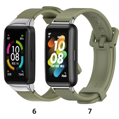 Rihm Huawei Band 7 jaoks Rihm Honor Band 6 Band Kella jaoks Sobib uuele Fit 2 Pro NFC randmepaelale käevõru metallist randmetarvikud