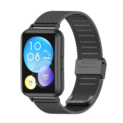 Rihm Huawei Band 7 jaoks Rihm Honor Band 6 Band Kella jaoks Sobib uuele Fit 2 Pro NFC randmepaelale käevõru metallist randmetarvikud